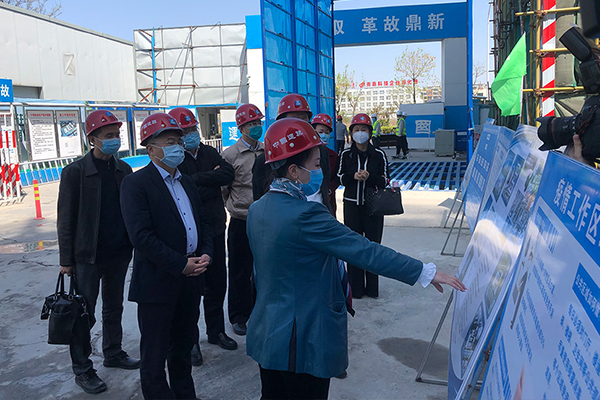 市政协对嘉星半导体科技产业园项目进行监督核查工作
